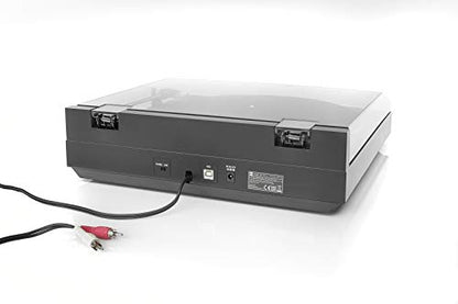 Dual DT 210-1 USB-Plattenspieler - 2 Geschwindigkeiten, Schwarz