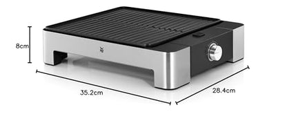 WMF Lono Tischgrill Quadro | kompakter Indoor-Elektrogrill