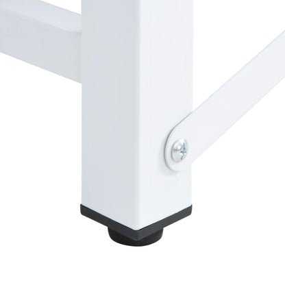 vidaXL Doppel Untergestell Waschmaschine Trockner – Auszug, Weiss
