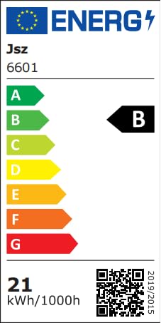 Jsz Deckenleuchte 105cm LED Dimmbar - Schwarz für Wohnzimmer