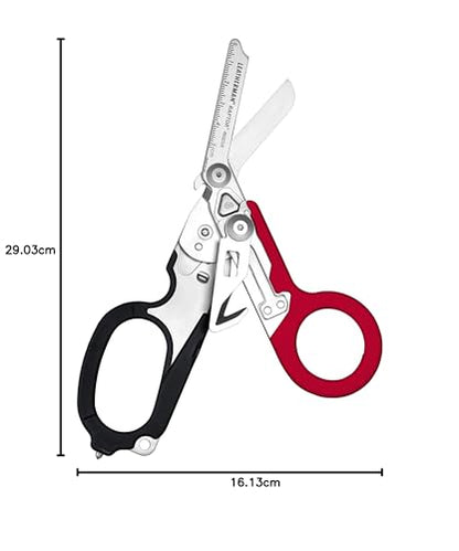 Leatherman Raptor Rescue Notfallschere mit Gurtschneider - Rot/Schwarz