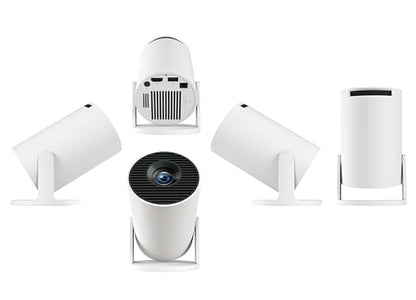 SmartView 4K FHD Mini Beamer Tragbarer Projektor - 180° Drehbar