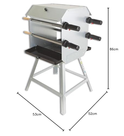 ACTIVA Mutzbratengrill Mangal Holzgrill – Motor & Spiesse