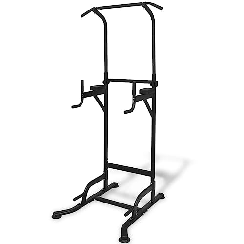 vidaXL Power Tower Klimmzug Dipstation 182-235cm