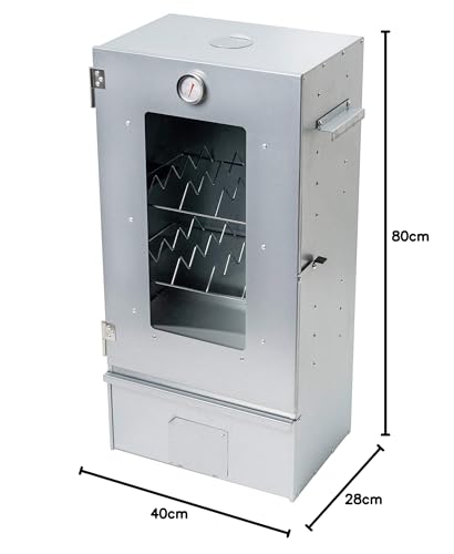 ACTIVA Premium Tischräucherofen - Profi Smoker Edelstahl