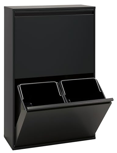ARREGUI Basic CR606-B Mülltrennsystem - 4 Fächer schwarz