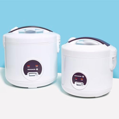 REISHUNGER Reiskocher & Dampfgarer Keramik 1.2L – Weiss