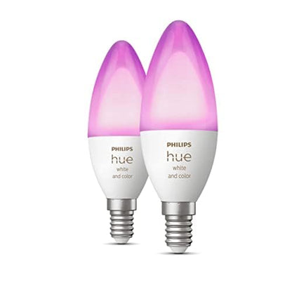 Philips Hue White & Color Ambiance E14 LED Lampen 2er Pack