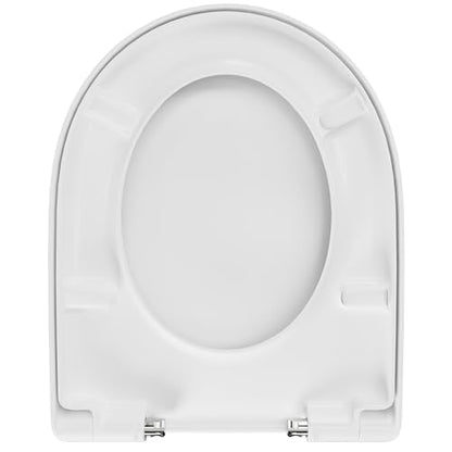 LUVETT® Toilettendeckel D-Form mit Absenkautomatik, Weiss