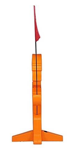 StreetBuddy Warnfigur Fahne Reflektierender Warnaufsteller – Orange