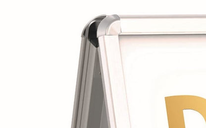 Dreifke Keitum Kundenstopper - DIN A1 Silber beidseitig wetterfest