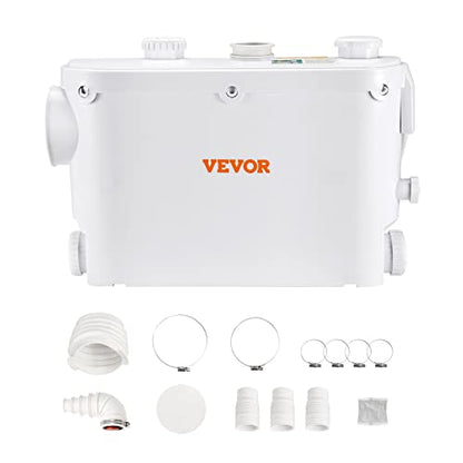 VEVOR Fäkalienhebeanlage 500W Abwasserpumpe 8m Förderhöhe