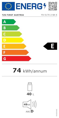 TZS First Austria Thermoelektrische Kühlbox 45L 12V/230V Schwarz