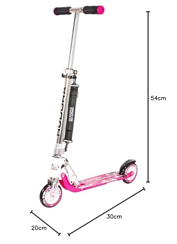 HUDORA BigWheel 125 Cityroller Aluminium faltbar – Pink
