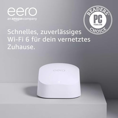 Amazon eero 6 Wi-Fi 6 Mesh-WLAN-Router – Einzelpack