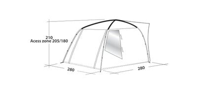 Easy Camp Fairfields Campingzelt Unisex Erwachsene - Mehrfarben