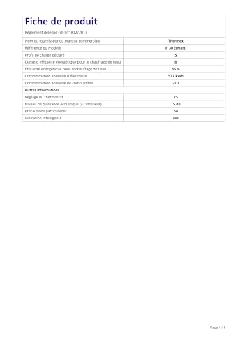 Thermex IF 30 Smart Flach-Warmwasserspeicher - 30 Liter