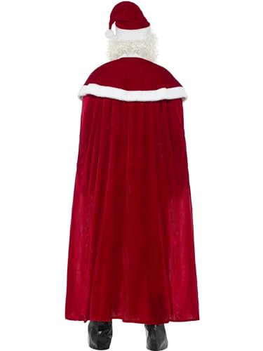 Smiffys Deluxe Weihnachtsmann-Kostüm Rot – Komplettset