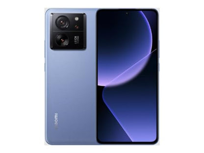 Xiaomi 13T Pro - 512GB Alpine Blue Smartphone. Blaues, rechteckiges Mobiltelefon. Ermöglicht mobile Kommunikation und Mediennutzung mit 512GB Speicher.
