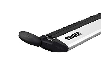 Thule Evo Dachträger Set – Raised Rail Fussatz Schwarz & WingBar 135cm Silber