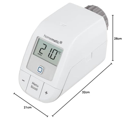 Homematic IP Heizungssteuerung 4 Heizkörper Set – Basic Weiss