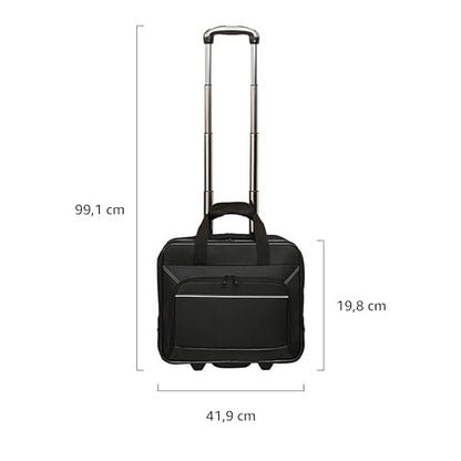 Amazon Basics Laptop-Trolley bis 15.6 Zoll – Schwarz