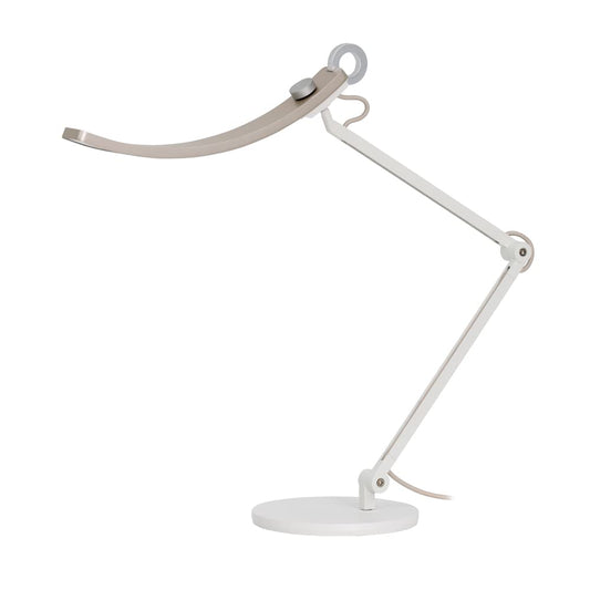 BenQ WiT e-Reading LED Schreibtischlampe für Monitor - Gold. Goldene, breite Lampe für blendfreie Monitorbeleuchtung.