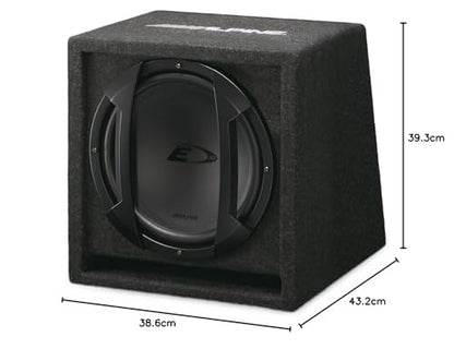 Alpine SBE-1244 BR Bassreflex Subwoofer mit Gehäuse