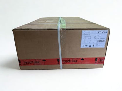 Manestein Granit Spülbecken Küchenspüle - Einzelbecken Graphit 76x44cm