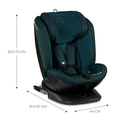 Kinderkraft XPEDITION2 I-SIZE Kindersitz 360° Reboarder Isofix Blau