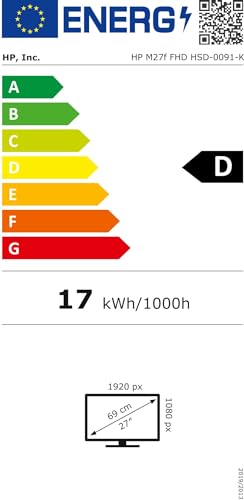 HP M27f 27 Zoll Monitor - Full HD IPS Display