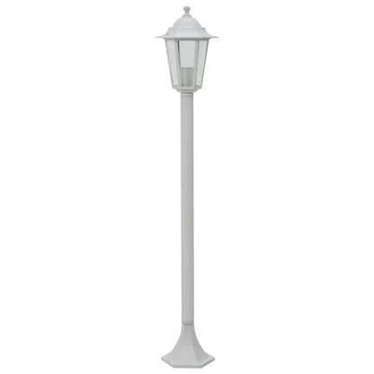 vidaXL Pollerleuchten Garten-Aussenleuchte - 6er-Set Weiss