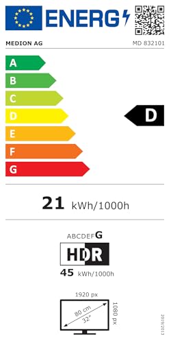 MEDION MD 832101 Full HD Smart-TV 80 cm (32 Zoll)