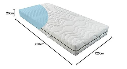 BMM 7 Zonen Kaltschaum Matratze H3 - 120x200 cm