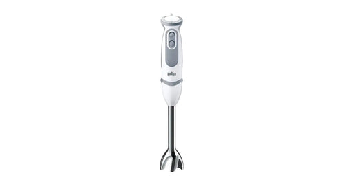 Braun MultiQuick 5 Vario Stabmixer MQ 5235WH 1000 Watt weiss/grau mit Edelstahl-Mixfuss und Zubehör-Set