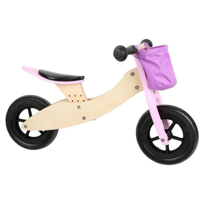small foot Laufrad-Trike Maxi 2in1 Rosa Holz