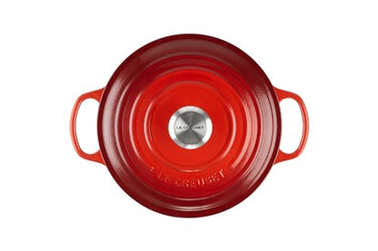 Le Creuset Signature Gusseisen-Bräter Ø 24cm, Kirschrot