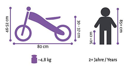 BIKESTAR 10 Zoll Classic Kinderlaufrad – Grün