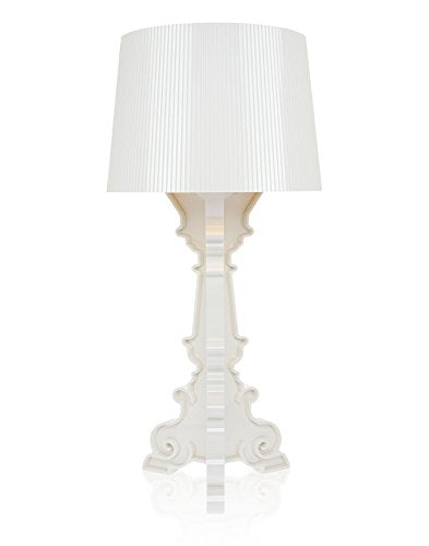 Kartell Bourgie Tischleuchte mit Dimmer - Weiss/Gold