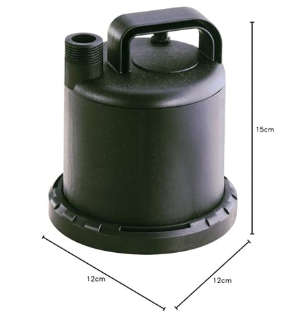 Sicce Ultra Zero Teich Pumpe - 3000 l/h, 10m Kabel, Schwarz