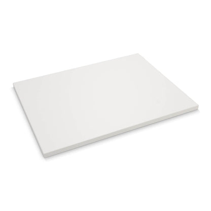 HausFux Spanplatte melaminbeschichtet – 2.5cm, Icy White, ABS-Kante