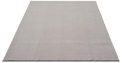 the carpet Relax Kurzflor Teppich Felloptik - Sand, 240x340 cm