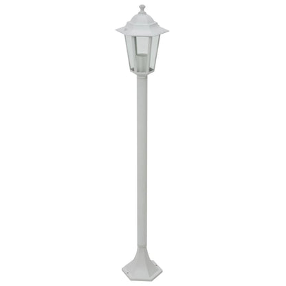 vidaXL Pollerleuchten Garten-Aussenleuchte - 6er-Set Weiss