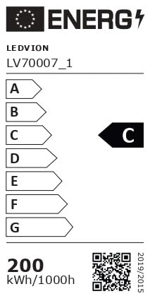 Ledvion UFO LED Hallenstrahler Dimmbar 120-160-200W IP65