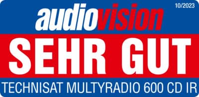 TechniSat MULTYRADIO 600 CD IR Internetradio - Silber/Schwarz
