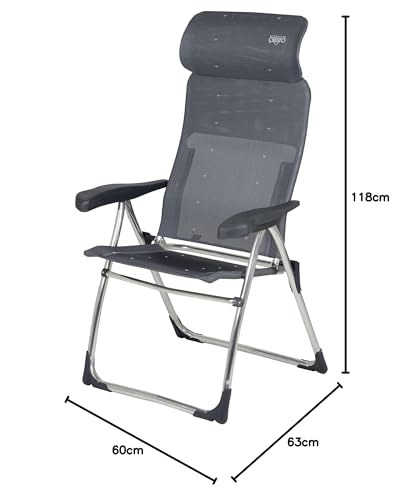 Crespo Aluminium Campingstuhl AL/215-C - Anthrazit