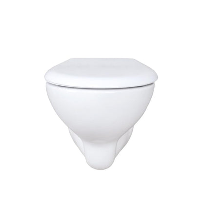 SwissSanitär Premium Wand-WC Tiefspüler - Soft-Close Weiss