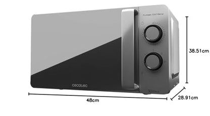 Cecotec ProClean 3060 Mikrowelle - 20 Liter, 700 Watt, Silber