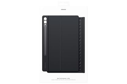 Samsung Book Cover Keyboard EF-DX825 für Tab S9+/S10+ QWERTZ, Schwarz