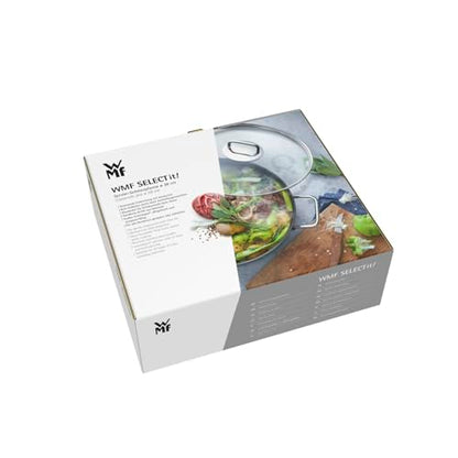 WMF Schmorpfanne 28 cm, Induktion Antihaft, hoher Rand, Deckel